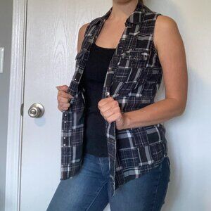 Rock & Republic sleeveless plaid